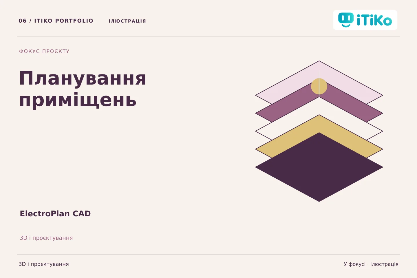 ElectroPlan CAD — у фокусі. Ілюстрація.