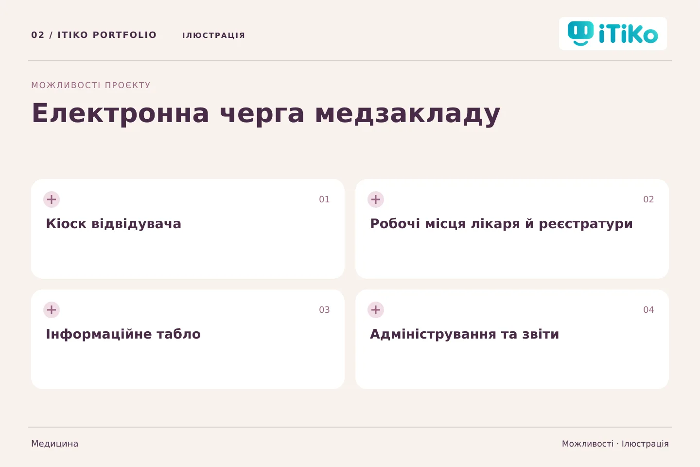 Електронна черга медзакладу — можливості. Ілюстрація.