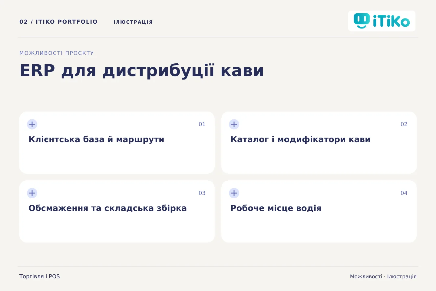 ERP для дистрибуції кави — можливості. Ілюстрація.