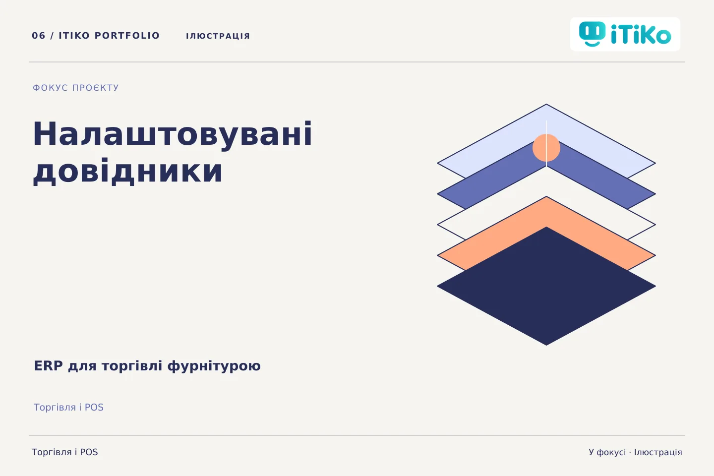 ERP для торгівлі фурнітурою — у фокусі. Ілюстрація.