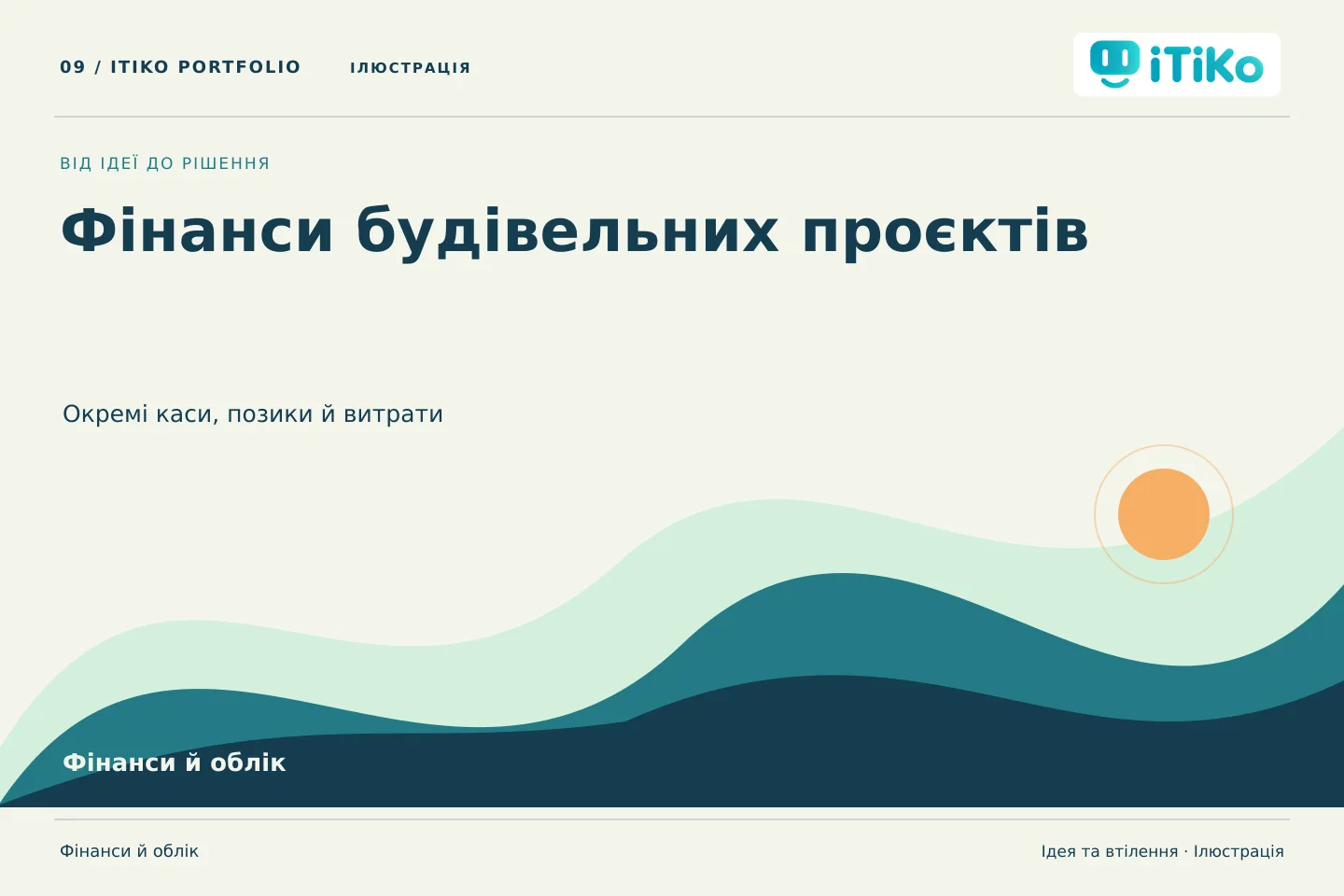 Фінанси будівельних проєктів — ідея та втілення. Ілюстрація.