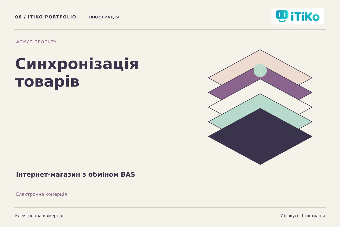 Інтернет-магазин з обміном BAS — у фокусі. Ілюстрація.