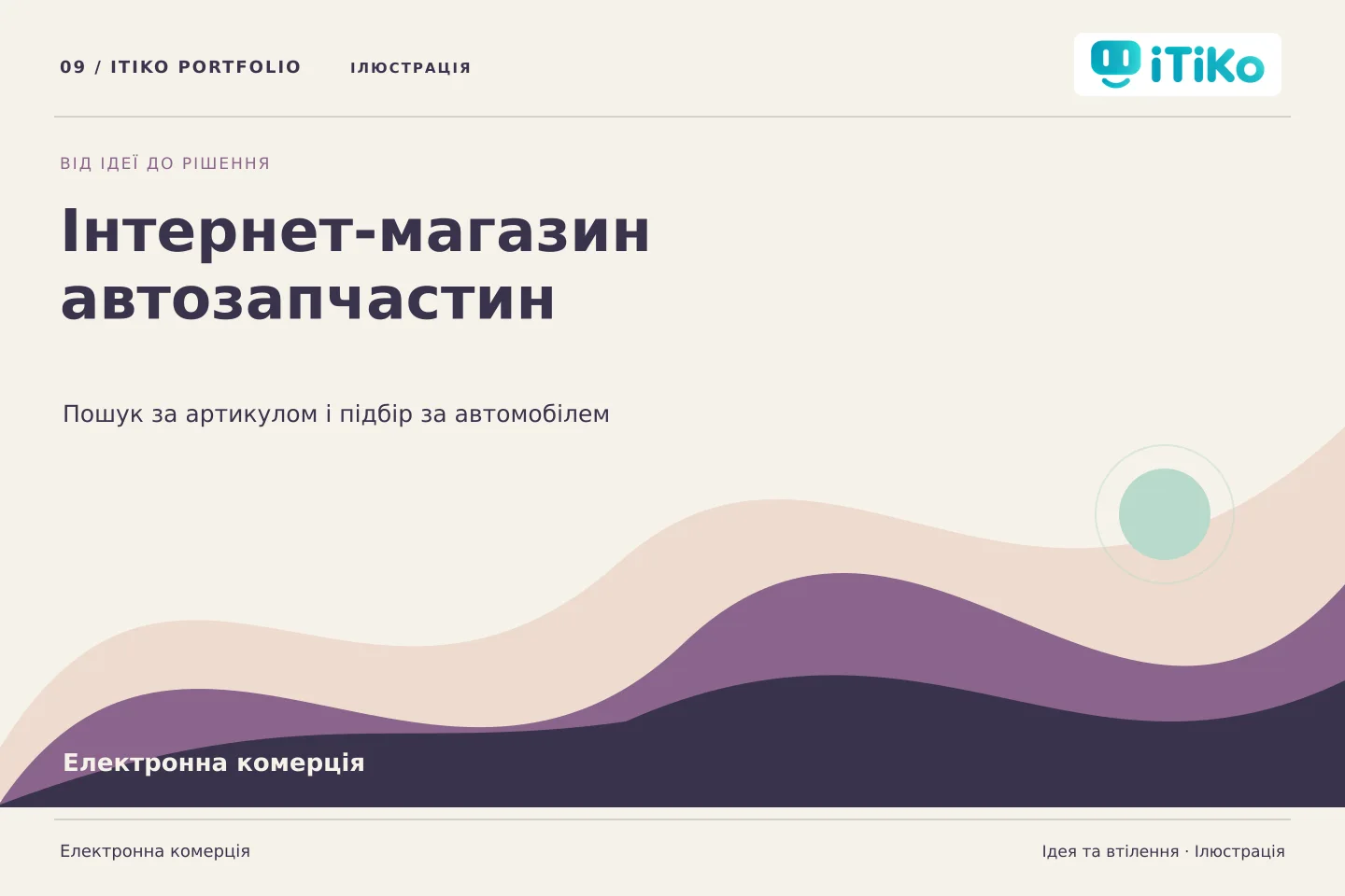 Інтернет-магазин автозапчастин — ідея та втілення. Ілюстрація.