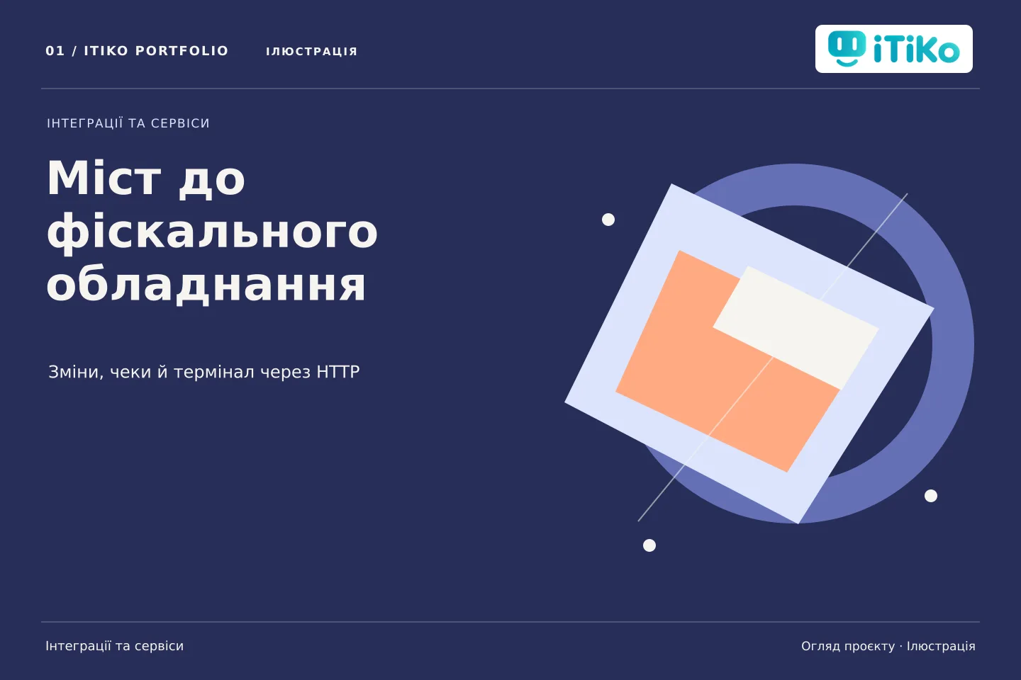 Міст до фіскального обладнання — огляд проєкту. Ілюстрація.