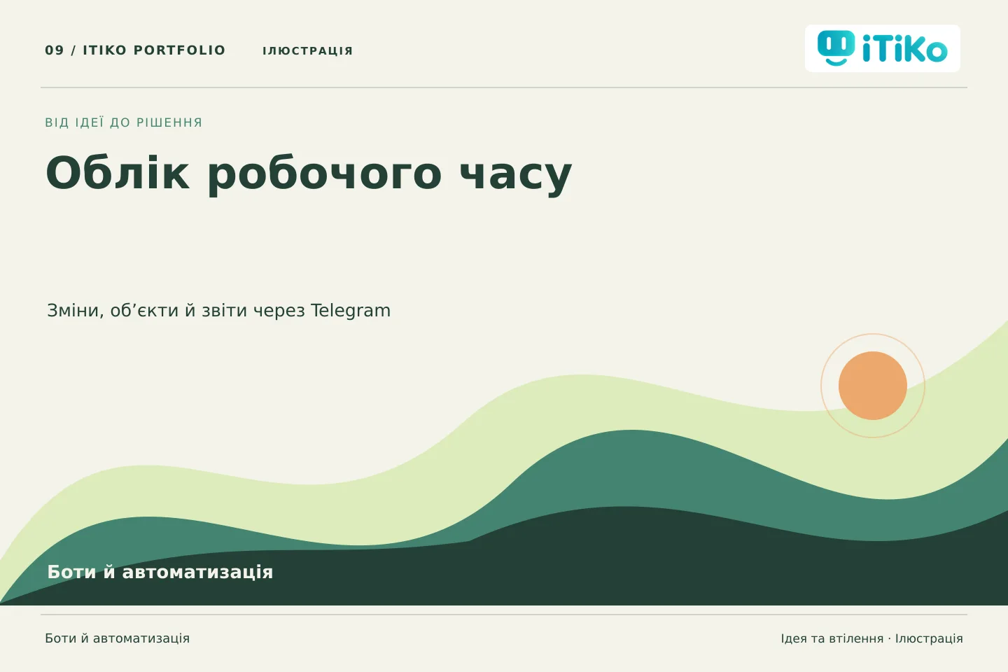 Облік робочого часу — ідея та втілення. Ілюстрація.