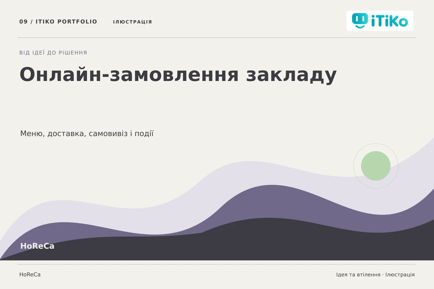 Онлайн-замовлення закладу — ідея та втілення. Ілюстрація.
