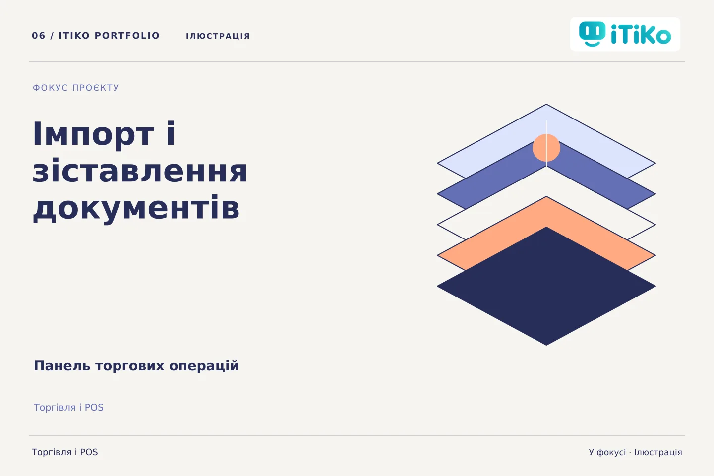 Панель торгових операцій — у фокусі. Ілюстрація.