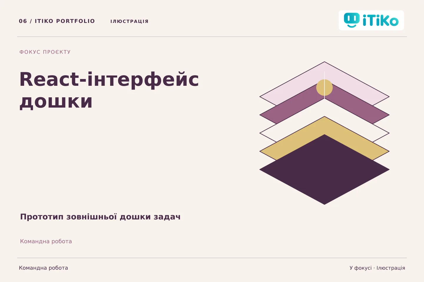 Прототип зовнішньої дошки задач — у фокусі. Ілюстрація.