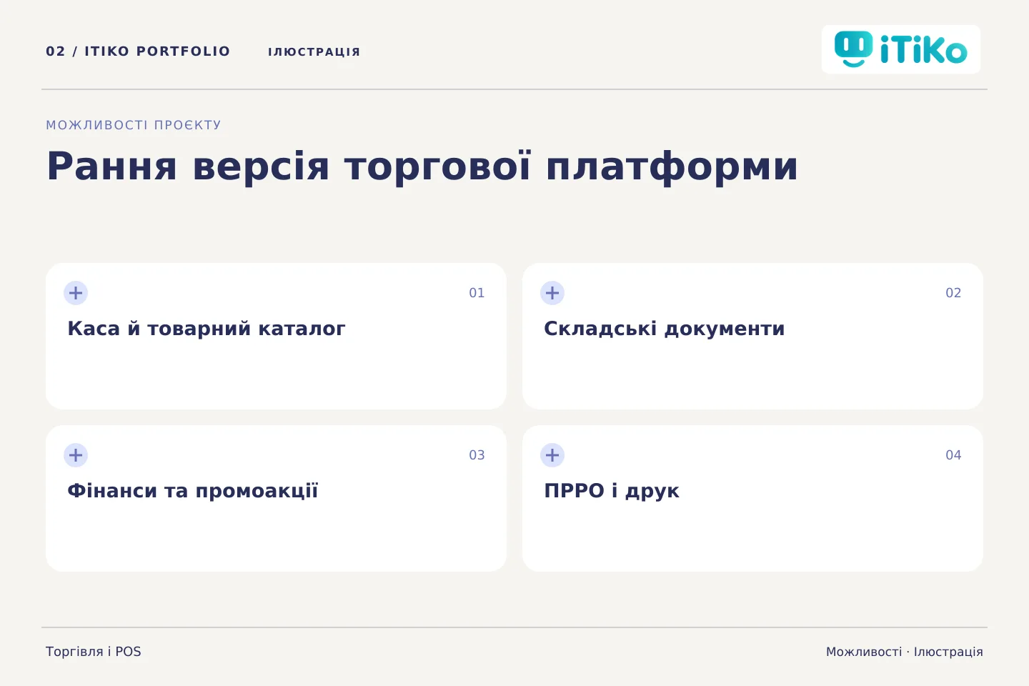 Рання версія торгової платформи — можливості. Ілюстрація.