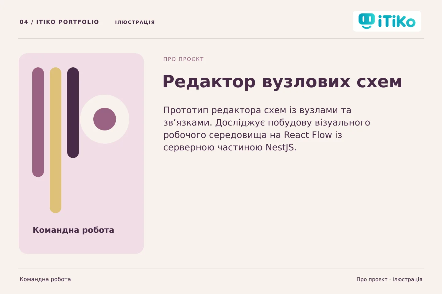 Редактор вузлових схем — про проєкт. Ілюстрація.