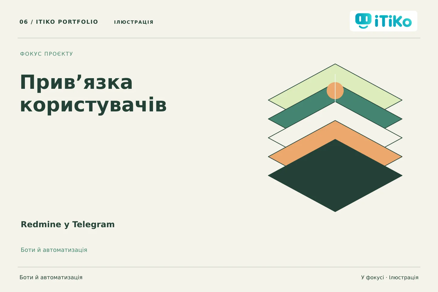 Redmine у Telegram — у фокусі. Ілюстрація.