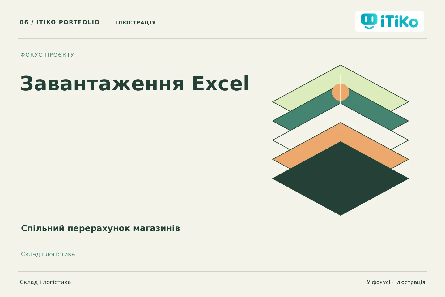 Спільний перерахунок магазинів — у фокусі. Ілюстрація.
