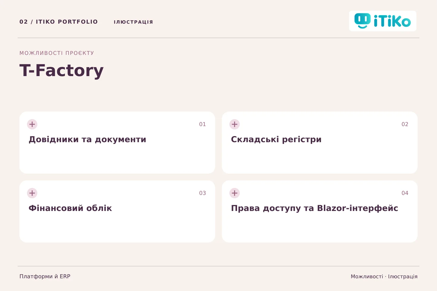 T-Factory — можливості. Ілюстрація.