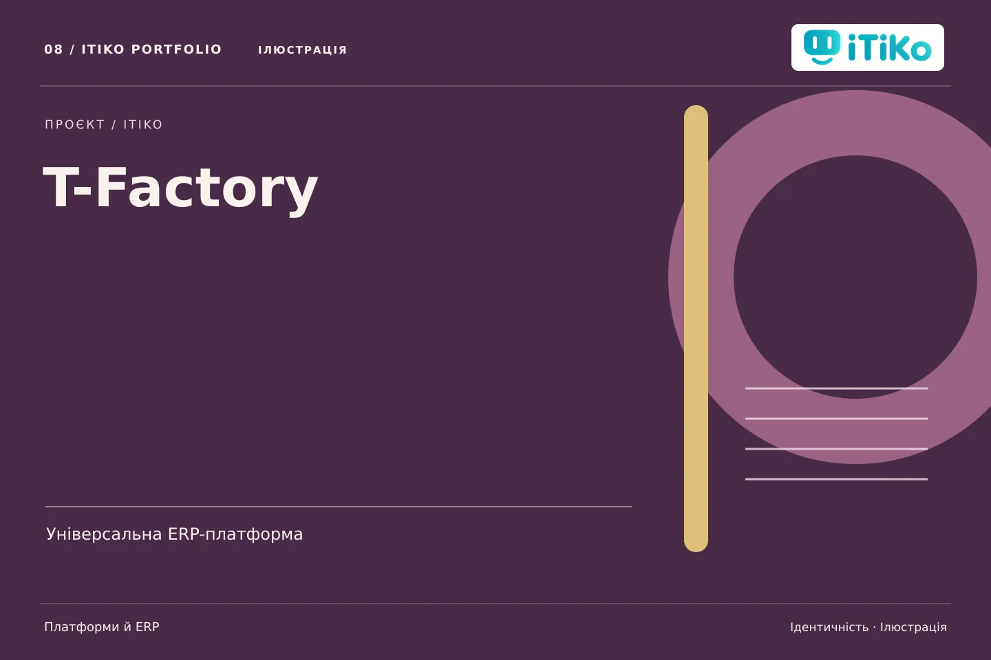 T-Factory — ідентичність. Ілюстрація.