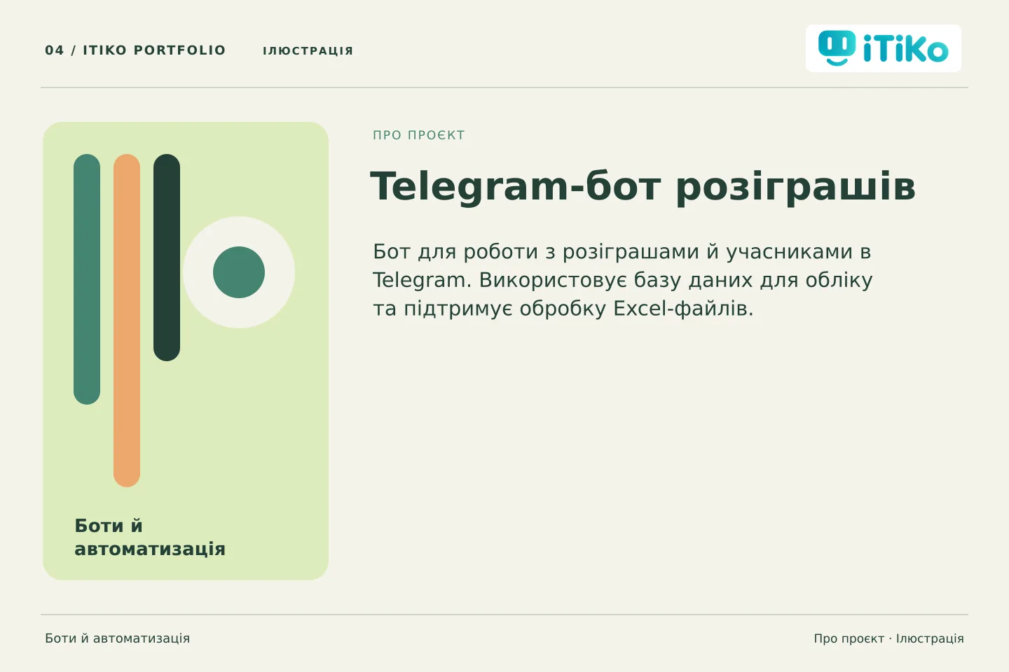 Telegram-бот розіграшів — про проєкт. Ілюстрація.