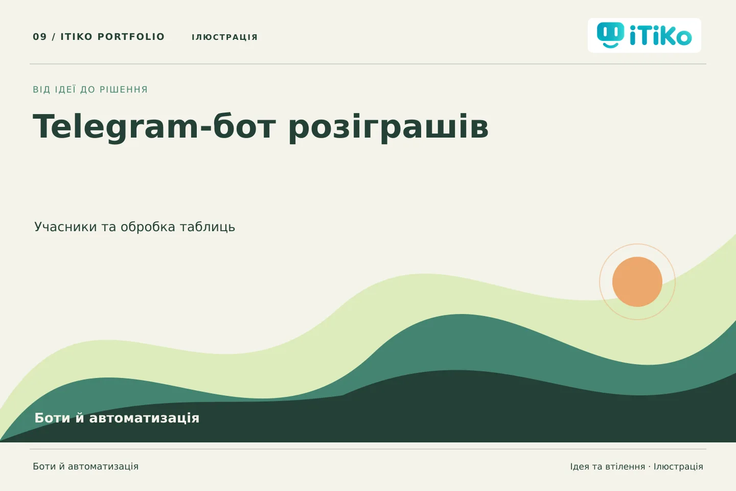 Telegram-бот розіграшів — ідея та втілення. Ілюстрація.