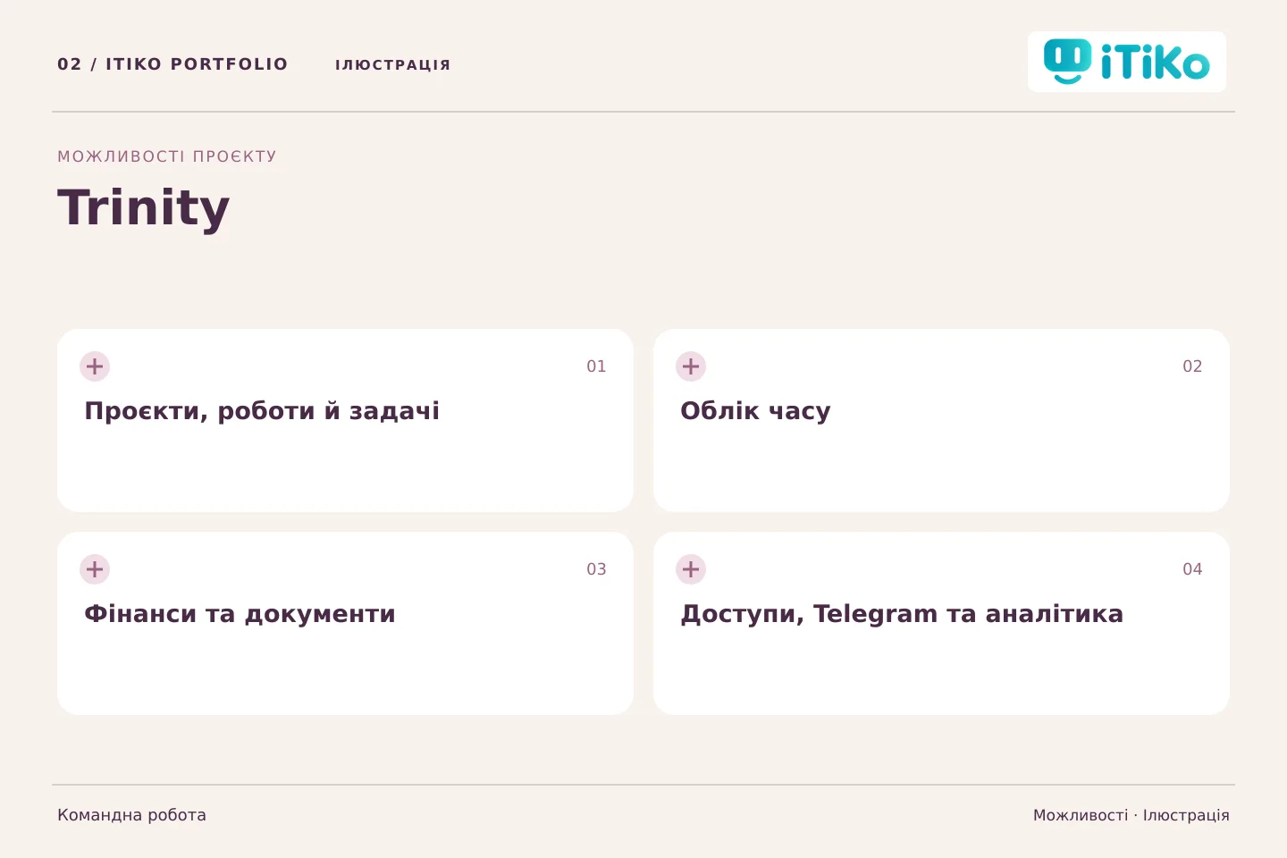 Trinity — можливості. Ілюстрація.